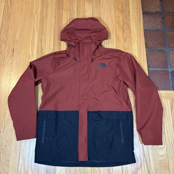 The North Face Men's Clement Triclimate Jacket Red Black Size Large *NO LINER* - Picture 1 of 16